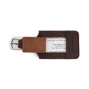 Vente flash - Nouvelle étiquette à bagages en cuir tanné végétal italien avec logo personnalisé de designer - Product Image 2