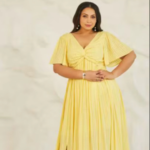 Vestidos maxi largos casuales de manga larga con logotipo personalizado de alta calidad, lisos y holgados, con bolsillos para mujer y al mejor precio. - Product Image 1