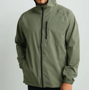 Veste de pêche personnalisée avec logo, imperméable, respirante, tissu extensible 4 directions, vêtements de sport d'extérieur coupe-vent pour homme - Product Image 5