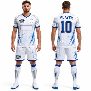 Nuevo Uniforme de Fútbol de Primera Calidad, Tejido Doble de Poliéster, Secado Rápido, Absorbe el Sudor, Elástico, Duradero, Tejido Profesional - Product Image 1