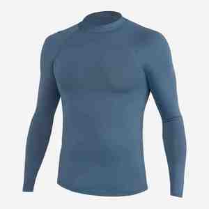 Camiseta de Compresión Clásica para Hombre, Transpirable, de Secado Rápido, Elástica, para Fitness, Ejercicio, Running, Manga Larga, Protección UV - Product Image 3