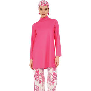 Traje de Baño Deportivo Modesto para Mujer 2026, Corte Regular, Ligero, Transpirable, de Secado Rápido, Poliéster/Algodón, para la Playa - Product Image 2