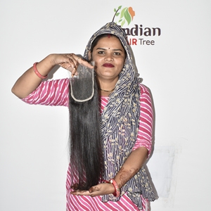 Cabello Vietnamita 100% con Cutículas Alineadas, Doble Trama, Suave y Natural, Liso, Cierre HD 4*4, Cabello Humano Virgen Indio Sin Procesar - Product Image 3