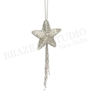 Decoraciones bordadas de tela de árbol de Navidad hechas a mano, adorno personalizado al por mayor con ancla de oveja Reno camello - Product Image 2