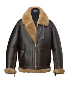 Chaqueta de Cuero Marrón Estilo Aviador Alexander para Hombre - Product Image 1