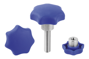 K0153 Empuñaduras Star con buje de acero proyectante - Product Image 1