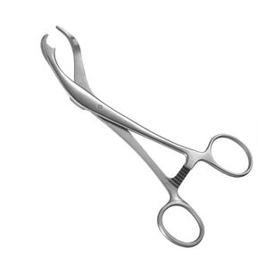 Animal Bone Holding Forceps Manual Ratchet Open Jaws 15.5cm Stainless Surgical Instruments - Product Image 4
