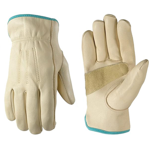 High Quality Cow Grain Leather Safety <b>Driver</b> <b>Gloves</b> with Anti-Slip Durable Design for Industrial Work - Product Image 3