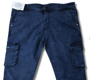 กางเกงยีนส์เดนิมทรงลำลองสไตล์วินเทจ ลุคยับๆ ผ้าทอเรียบ 6 กระเป๋า สำหรับผู้ชาย ระบายอากาศได้ดี เป็นมิตรกับสิ่งแวดล้อม ล้างสีแบบเอซิดวอช - Product Image 2