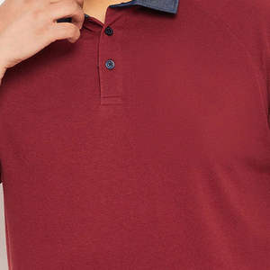 Polos pour hommes grandes tailles de haute qualité, tissu respirant, motif uni, broderie, technique de teinture foncée - Product Image 6