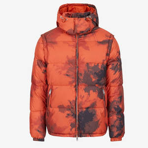 Veste bomber à capuche de randonnée d'hiver de qualité supérieure pour homme, taille standard, manches imperméables, coupe-vent, décontractée, épaisse et matelassée - Product Image 1