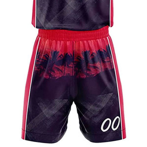 Producto Popular: Conjuntos de Uniformes de Baloncesto Sublimados, Nueva Ropa Deportiva, Conjunto de Camiseta y Pantalones Cortos de Baloncesto para Entrenamiento, Personalización para Equipos - Product Image 5