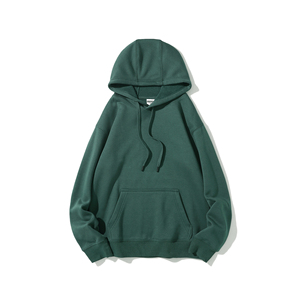 Sweat-shirts à capuche unisexes personnalisés en molleton 100% coton pour hommes et femmes, hiver, logo brodé, poche respirante - Product Image 4
