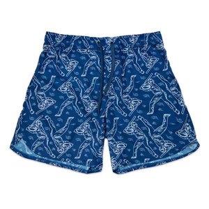 Shorts en maille personnalisables 100% polyester pour hommes, shorts de course avec doublure en maille, shorts de baseball avec sublimation - Product Image 3
