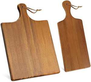 Planche à découper en bois personnalisée pour couper fruits, légumes et viande, planche à découper et à charcuterie en bois faite à la main, accessoires de cuisine - Product Image 6