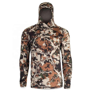 Camiseta Térmica de Manga Larga con Estampado de Camuflaje Personalizado de Secado Rápido para Caza y Actividades al Aire Libre - Product Image 1