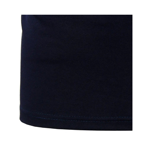 Polo de Manga Corta Personalizado para Hombre, Diseño Casual de Punto con Bloques de Color, Cierre de Botones, Tejido Sólido con Detalles en Azul Marino, Blanco y Rojo - Product Image 6