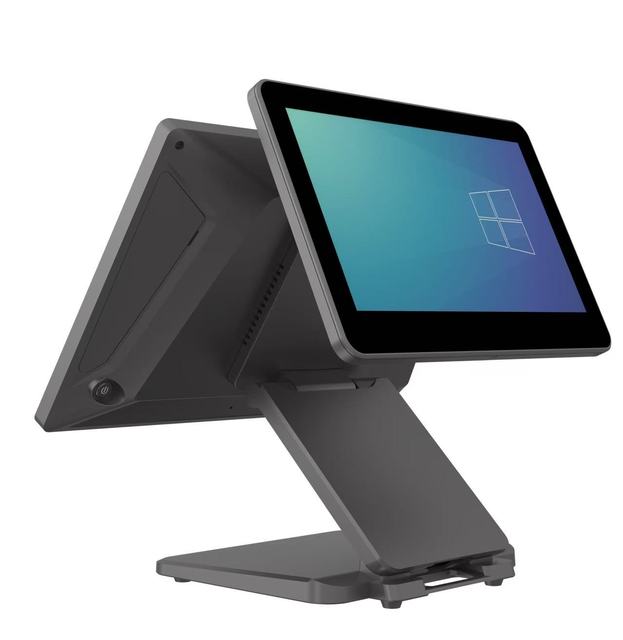 High Performance  Dual Screen 15.6-Inch +11.6Inch Pos Machine with Fanless Design