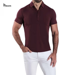 Chemise décontractée pour homme Relevo, grande taille, respirante, séchage rapide, manches courtes, couleur unie, 100% coton, design personnalisé - Product Image 5