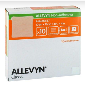 Apósito No Adhesivo Allevyn de Smith & Nephew, 10 cm x 10 cm, Paquete de 10 - Product Image 4