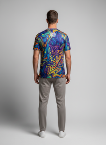 Custom Logo <b>Men</b> Sublimation T-Shirts Long Sleeve Oversized Ringer Streetwear Thermal <b>Pullover</b> Sublimation T-Shirts For <b>Men</b> - Product Image 2