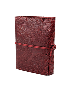 Diario de Cuero Vintage, Cuaderno Hecho a Mano, Diario de Cuero Grabado, Diario de Viaje, Regalo para Hombres y Mujeres - Product Image 1