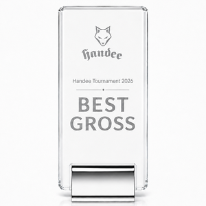 Trophée de golf de haute qualité, trophée de luxe, trophée en cristal haut de gamme, trophée de reconnaissance exécutive, trophée en cristal et métal gravé sur mesure - Product Image 2