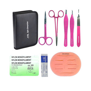 Silicone Skin <b>Suture</b> Pad Surgical Wound <b>Suture</b> Training <b>Kit</b> Premium Quality <b>Sutur</b> <b>Kit</b> Surgical Medic Instruments - Product Image 1