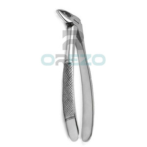 Durable Stainless Steel Manual Dental Extracting Forceps CE Certified Reusable Lightweight Ergonomic Grip <b>12</b> Jaw Positions - Product Image 2