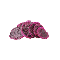 Vietnamese gedroogde drakenvrucht (pitaya) plakjes rood wit gemengd zoet snack export bulk levering
