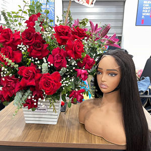 ¡Más Vendido! Peluca de cabello humano con cierre de encaje central, lisa natural, para mujer, estilo suave, cabello virgen, proveedor de cabello natural. - Product Image 5