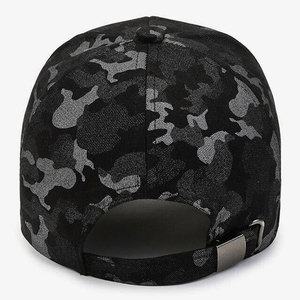 Casquette de baseball 6 panneaux noire Econex Sports avec broderie 3D blanche 23, ajustable, unisexe, en sergé, décontractée, respirante et imperméable - Product Image 6
