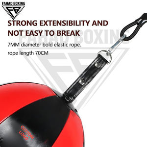 ลูกบอลหนังสำหรับฝึกซ้อมมวยแบบติดตั้งบนเพดาน คุณภาพระดับมืออาชีพ ทนทาน ซับแรงกระแทก ฝึกความเร็วและความแม่นยำ - Product Image 5