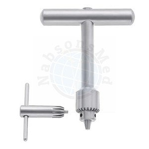 Juego de Instrumentos Quirúrgicos Ortopédicos Manuales de Acero Inoxidable NABSONS MED con Mandril en T, Herramienta de Perforación Ósea para Fijación con Alambre K, Reutilizable - Product Image 3