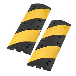 Rampa Protettiva Stradale in Gomma Rinforzata da 40 Pollici, Confezione da 2, a 2 Canali, Capacità di Carico 22.000 Libbre/Assale, Protezione Cavi per Uso Stradale - Product Image 5