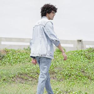 Chaqueta Vaquera Casual para Hombre, de Alta Calidad, Resistente al Viento, Ligera, para Otoño e Invierno, al por Mayor - Product Image 2
