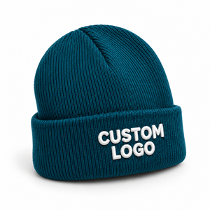 Gorro de Punto de Invierno de Alta Calidad con Logotipo Personalizado, Gorro de Golf con Logotipo Bordado en 3D - Product Image 3