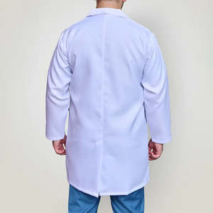 Batas de laboratorio personalizadas para enfermeros, batas de laboratorio para hombres, uniformes de laboratorio de ciencias para hombres, proveedor de batas médicas de tela de algodón, pedido al por mayor. - Product Image 2