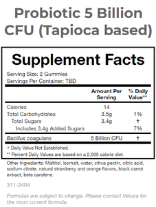 Suplemento Nutricional de Gomitas Probióticas de Origen Estadounidense de Alta Calidad, 5 Mil Millones de UFC, 60 Unidades, Marca Privada Posible, Gran Venta - Product Image 4