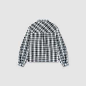 Blazer chemise en toile à carreaux surdimensionné pour homme, vente en gros, personnalisé, manches longues, coton, multicolore, fabrication OEM ODM en vrac - Product Image 2