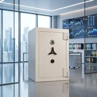 Coffre-fort ignifuge en acier pour institutions financières, grand format, robuste, avec système de verrouillage automatique AX-181