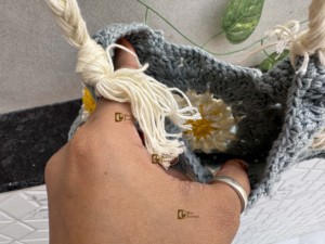 Crochet été plage sac fourre-tout bohème hexagonal mer herbe carré Floral Vintage Style nouveau concepteur femmes sac à bandoulière Snap - Product Image 6