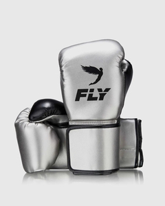 Gants de boxe en cuir de vachette couleur perroquet noir RTS, sangle de poignet réglable, fermeture à boucle, respirants, emballage personnalisé - Product Image 6