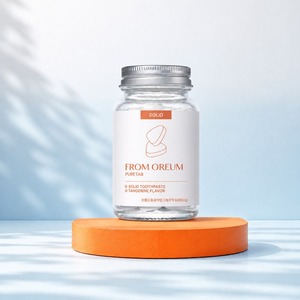 [FROM OREUM] Pasta de Dientes Sólida para Baño de Hotel, Sabor Mandarina de Jeju, 60 Tabletas para el Baño de Huéspedes - Product Image 5