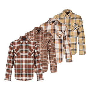 Wholesale ARTIZ INTERNATIONAL Letterman <b>Flannel</b> <b>Jacket</b> Durable Windproof Eco-Friendly Hooded Nylon/Cotton Front Logo <b>Men's</b> - Product Image 2