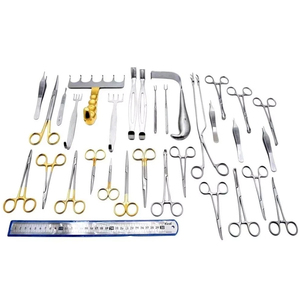 Stainless Steel <b>Precision</b> Instrument Set Manual General Purpose <b>Tool</b> Kit with Case Surgical and Medical Use Instrument Set - Product Image 1