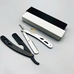 Barber Straight <b>Razor</b> Set Stainless Steel Folding Safety <b>Razor</b> Replaceable Blade Manual Shaving Tool Luxury Salon <b>Men</b> Grooming - Product Image 5