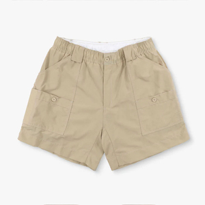 Shorts cargo pour homme en coton sergé de qualité supérieure, coupe classique, devant plat, multi-poches, vêtements de travail décontractés pour l'extérieur - Product Image 3
