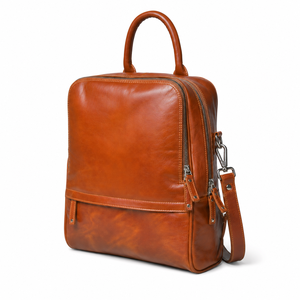 Mochila Cuadrada Mini de Cuero Genuino para Mujer, Impermeable, Capacidad de 14.9L, Correa con Cojín de Aire, Multiusos, para Viajes Diarios y Actividades al Aire Libre - Product Image 2