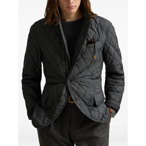Veste matelassée à capuche pour homme avec logo sur le devant, imperméable, coupe-vent, respirante, prix de gros par le fabricant de vestes matelassées - Product Image 3